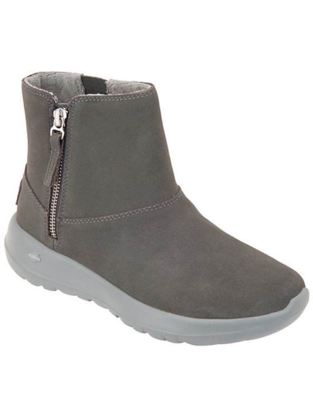 NEW Skechers Air Cooled Goga Mat Goldy Suede Fur Lined Winter Ankle Boots